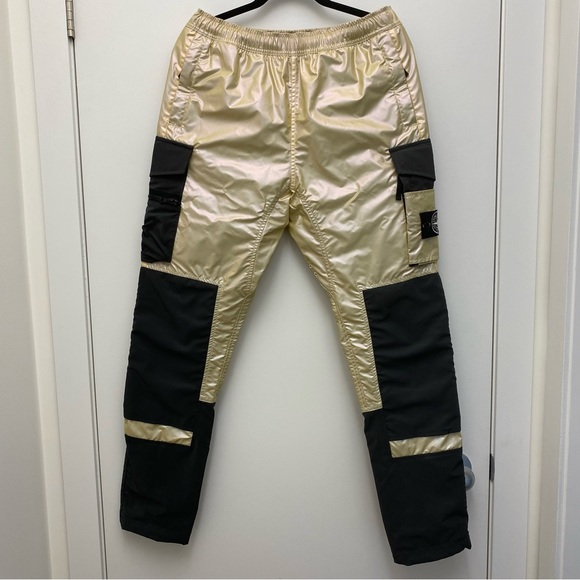 Stone Island 315M1 Iridescent Coating Tela With Reflex Mat Pants - Picture 8 of 12